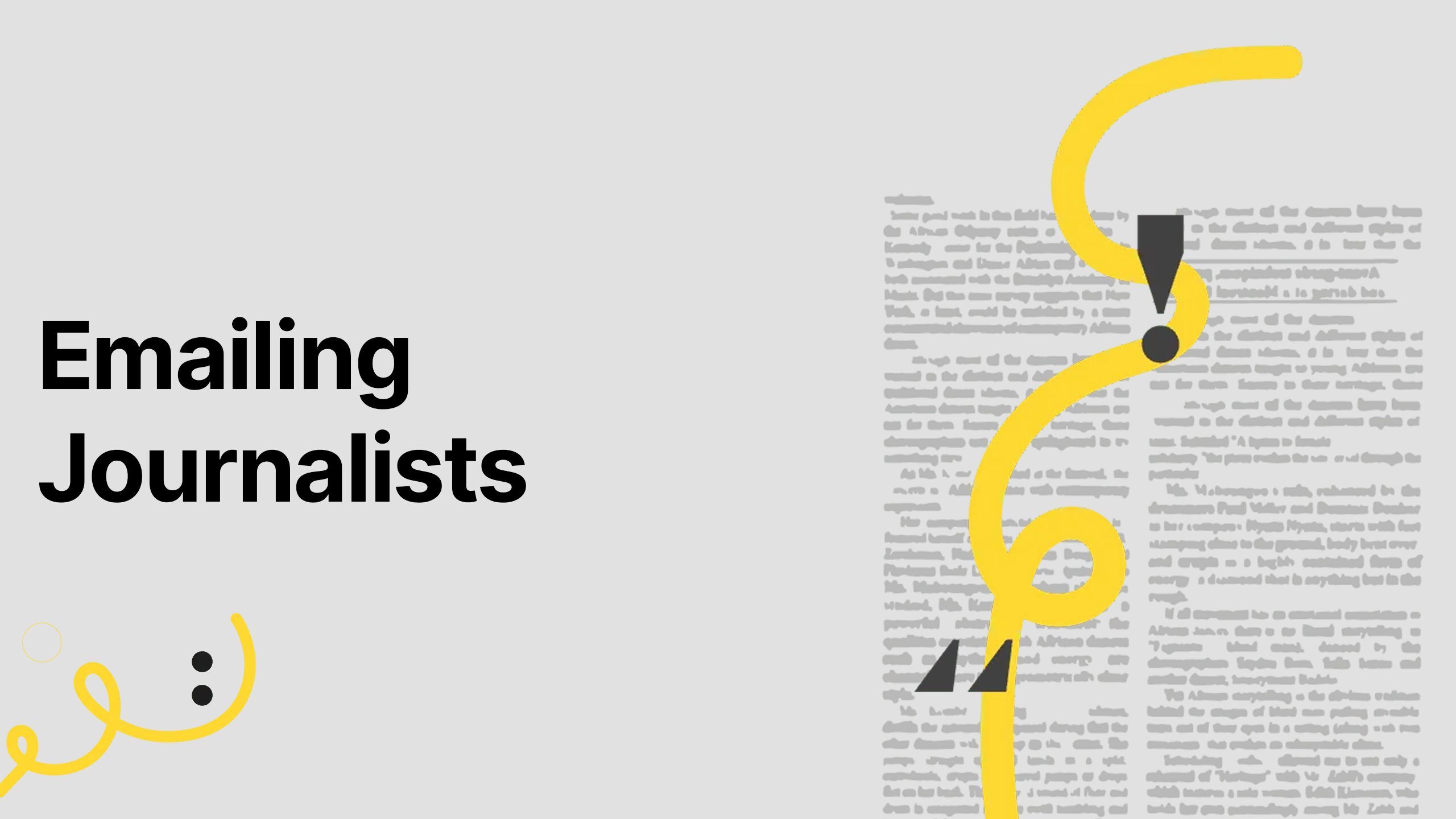 Emailing Journalists Emailing Journalists